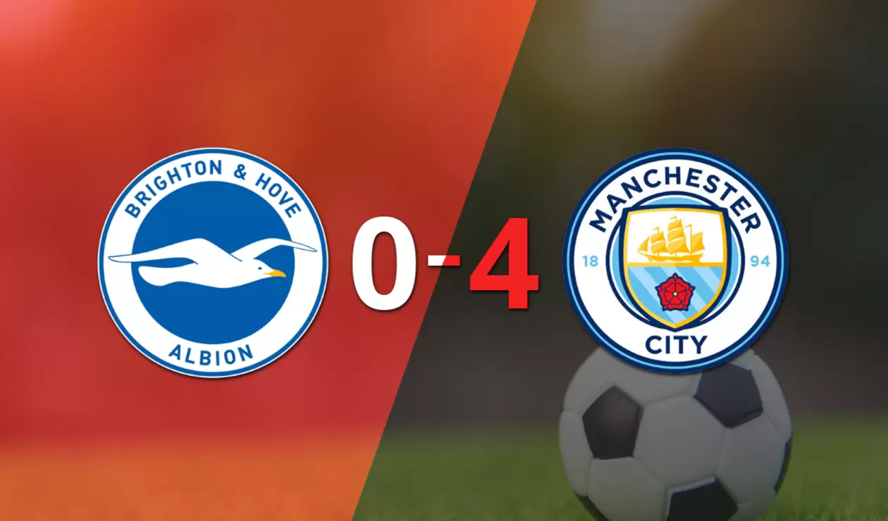 Resultado de Brighton and Hove vs Manchester City - Premier League